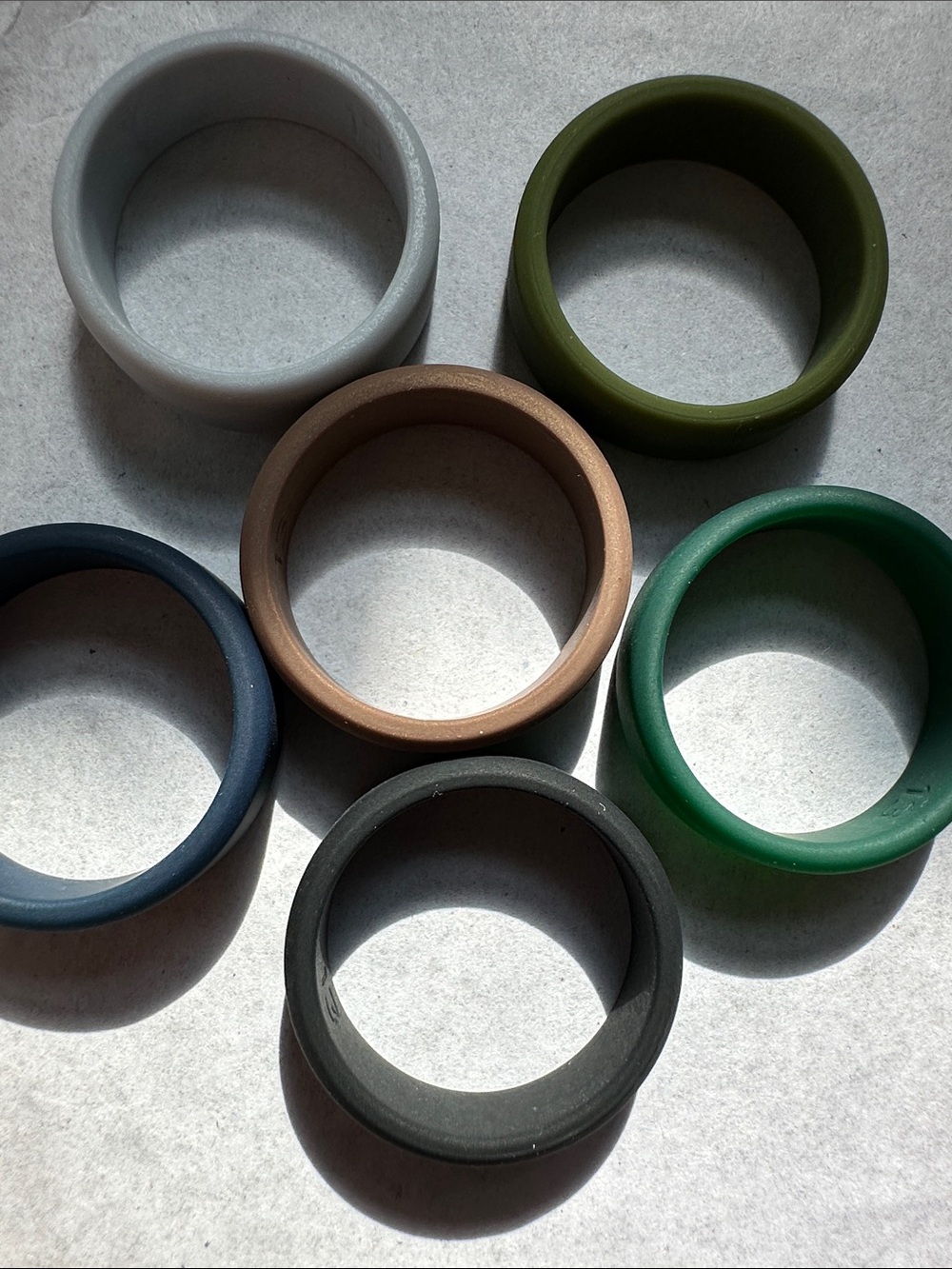 NEW Size 13 Men’s Rubber Rings